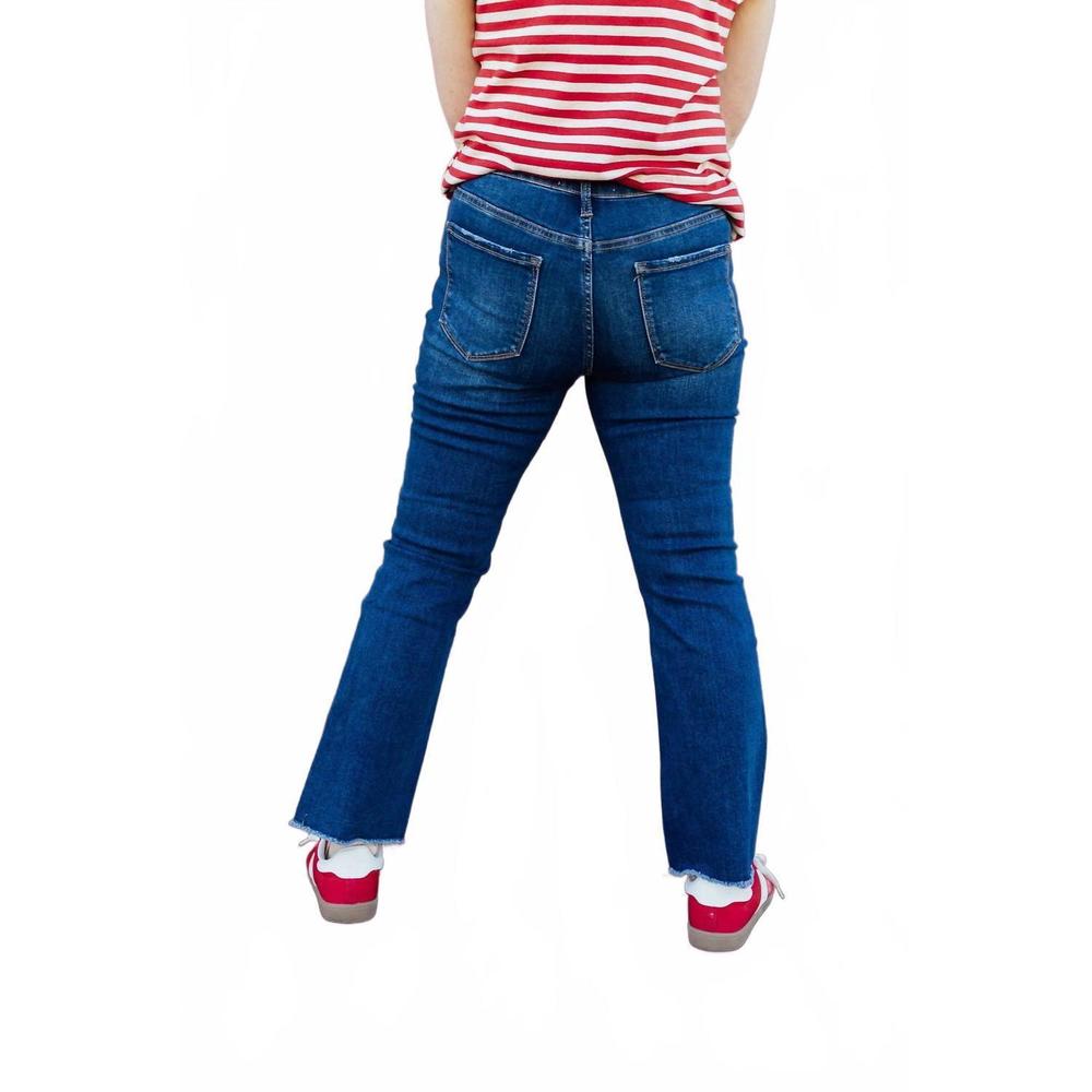 NEW LOVERVET seabrook beach high rise jeans in dark wash - Picture 9 of 10